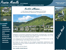 Tablet Screenshot of pension-mosella.de